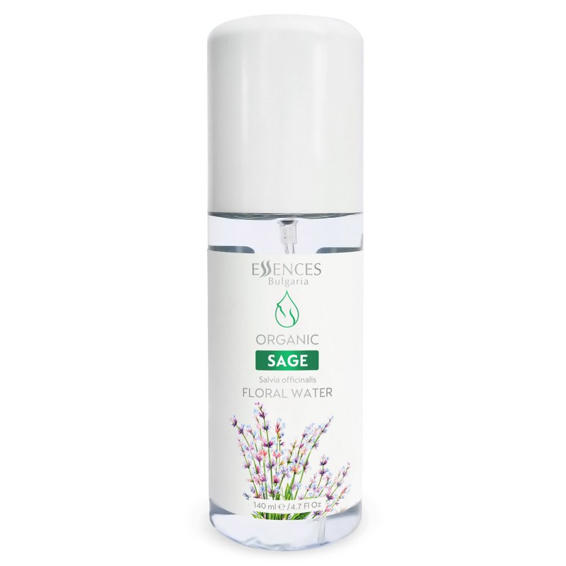 Organic Sage Floral Water - 100% pure and natural (140ml)