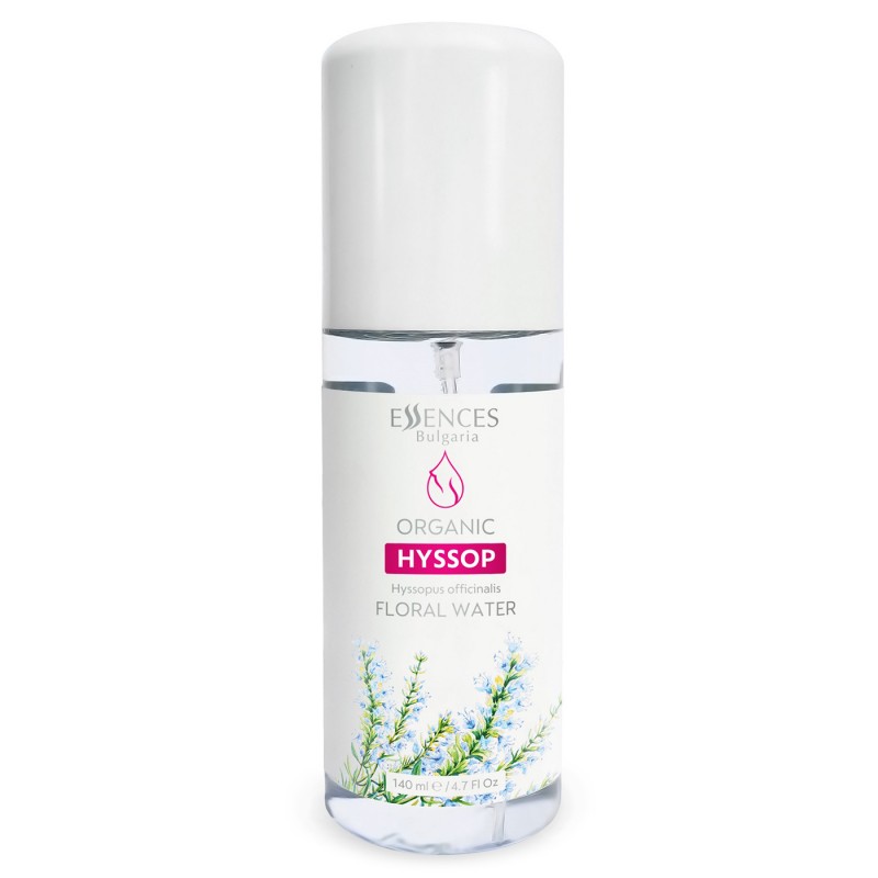 Organic Hyssop Floral Water - 100% pure and natural (140ml)