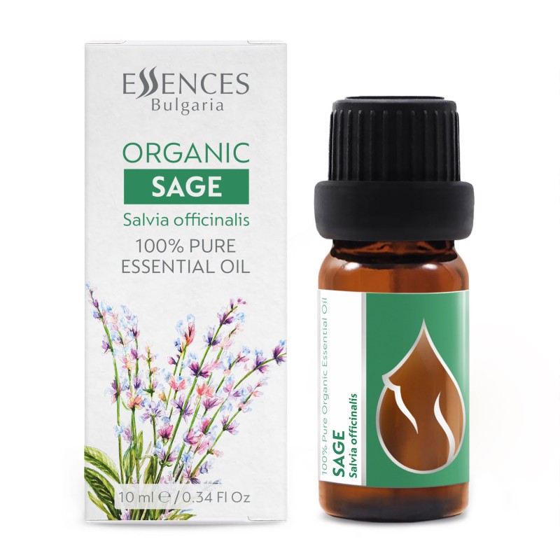 Organic Sage - 100% pure and natural essential oil (10ml)