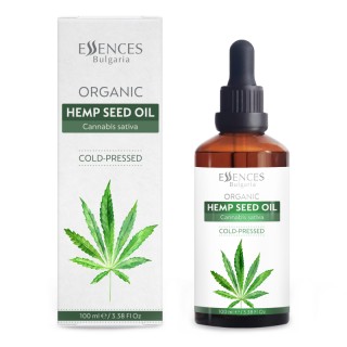 Organic Hemp Seed Oil - 100% pure and natural, cold-pressed oil (100ml)